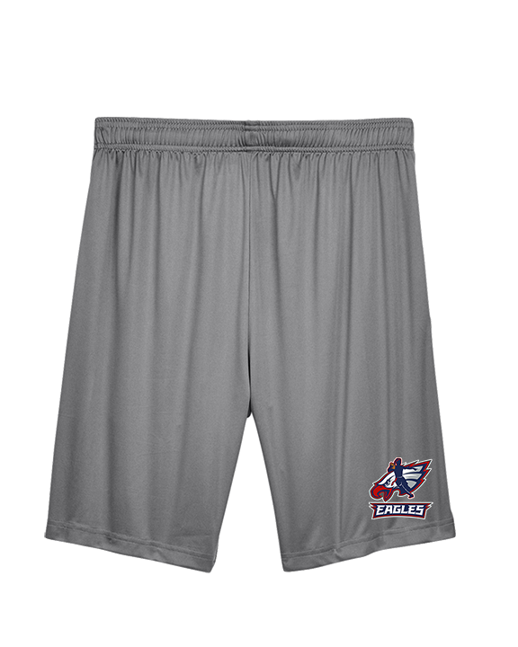 St. Lucie West Centennial HS Flag Football Full Logo 02 - Mens Training Shorts with Pockets