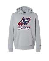 St. Lucie West Centennial HS Flag Football Full Logo 02 - Oakley Performance Hoodie