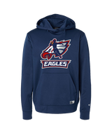 St. Lucie West Centennial HS Flag Football Full Logo 02 - Oakley Performance Hoodie