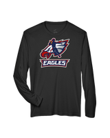 St. Lucie West Centennial HS Flag Football Full Logo 02 - Performance Longsleeve