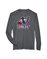 St. Lucie West Centennial HS Flag Football Full Logo 02 - Performance Longsleeve