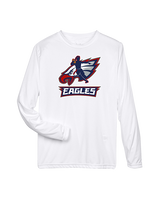 St. Lucie West Centennial HS Flag Football Full Logo 02 - Performance Longsleeve