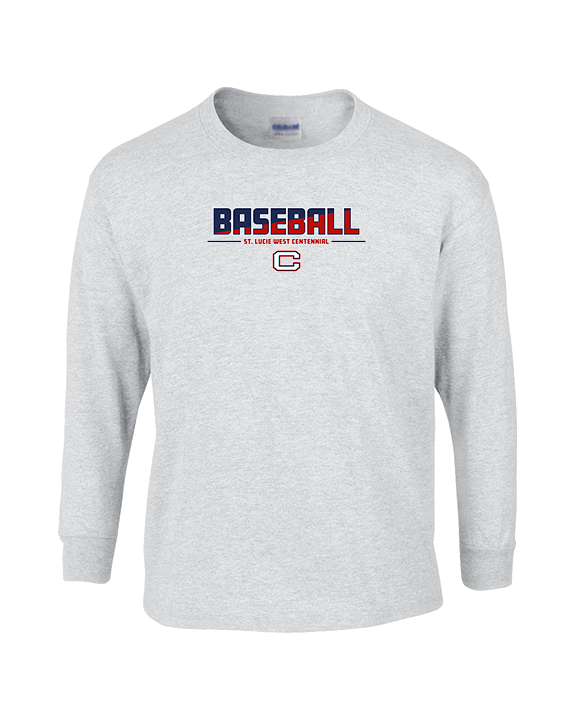 St. Lucie West Centennial HS Baseball Cut - Cotton Longsleeve