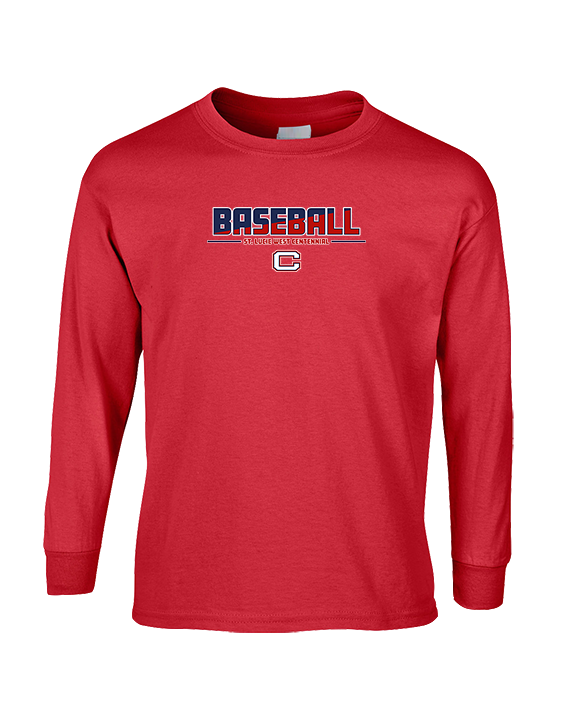 St. Lucie West Centennial HS Baseball Cut - Cotton Longsleeve