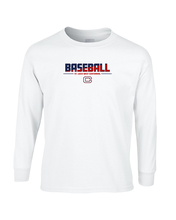 St. Lucie West Centennial HS Baseball Cut - Cotton Longsleeve
