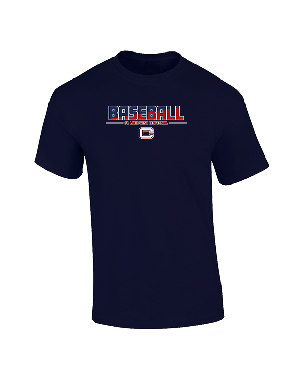 St. Lucie West Centennial HS Baseball Cut - Cotton T-Shirt