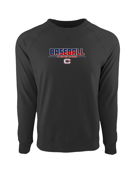 St. Lucie West Centennial HS Baseball Cut - Crewneck Sweatshirt