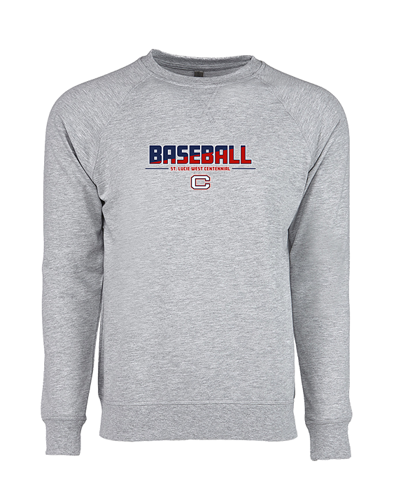 St. Lucie West Centennial HS Baseball Cut - Crewneck Sweatshirt