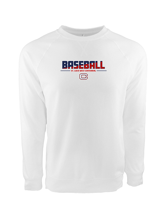 St. Lucie West Centennial HS Baseball Cut - Crewneck Sweatshirt