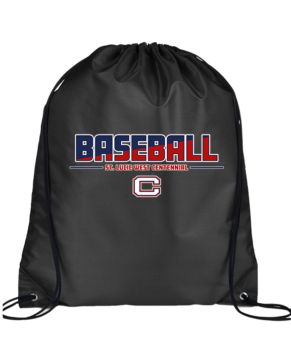 St. Lucie West Centennial HS Baseball Cut - Drawstring Bag