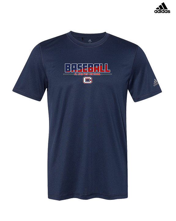 St. Lucie West Centennial HS Baseball Cut - Mens Adidas Performance Shirt