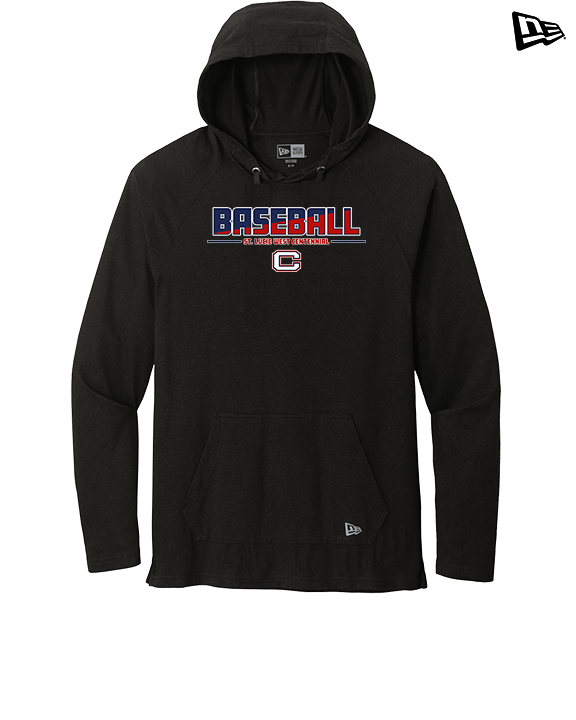 St. Lucie West Centennial HS Baseball Cut - New Era Tri-Blend Hoodie