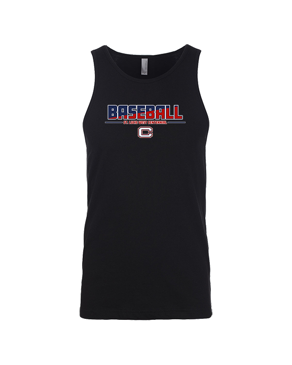 St. Lucie West Centennial HS Baseball Cut - Tank Top