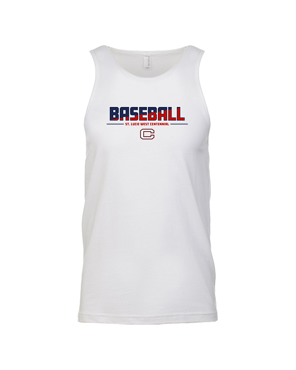 St. Lucie West Centennial HS Baseball Cut - Tank Top