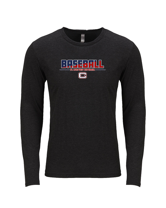 St. Lucie West Centennial HS Baseball Cut - Tri-Blend Long Sleeve