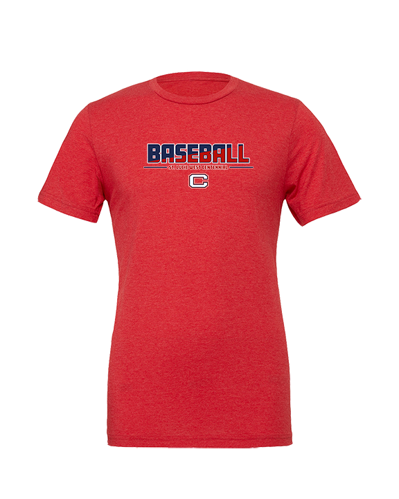 St. Lucie West Centennial HS Baseball Cut - Tri-Blend Shirt