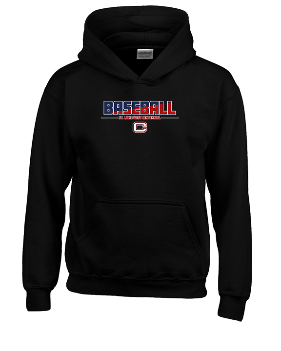 St. Lucie West Centennial HS Baseball Cut - Unisex Hoodie