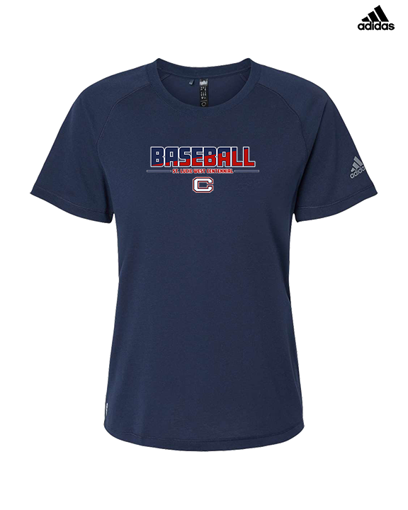 St. Lucie West Centennial HS Baseball Cut - Womens Adidas Performance Shirt