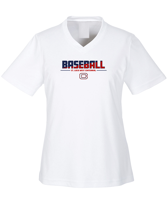 St. Lucie West Centennial HS Baseball Cut - Womens Performance Shirt