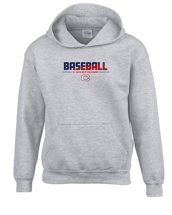 St. Lucie West Centennial HS Baseball Cut - Youth Hoodie