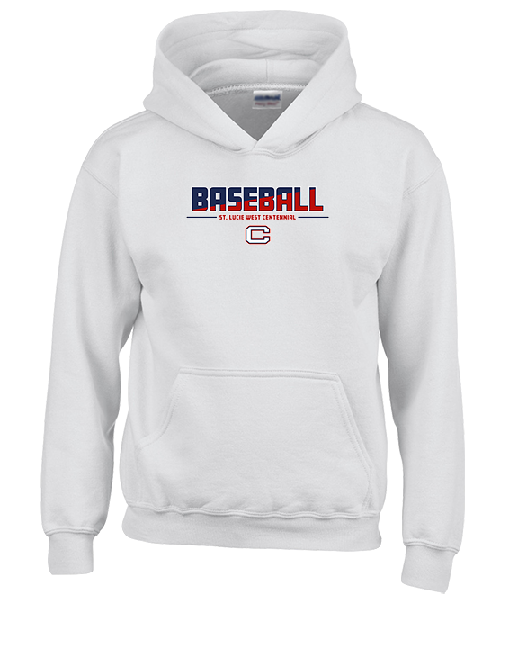 St. Lucie West Centennial HS Baseball Cut - Youth Hoodie