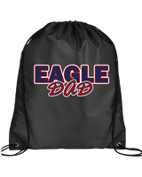 St. Lucie West Centennial HS Baseball Dad - Drawstring Bag