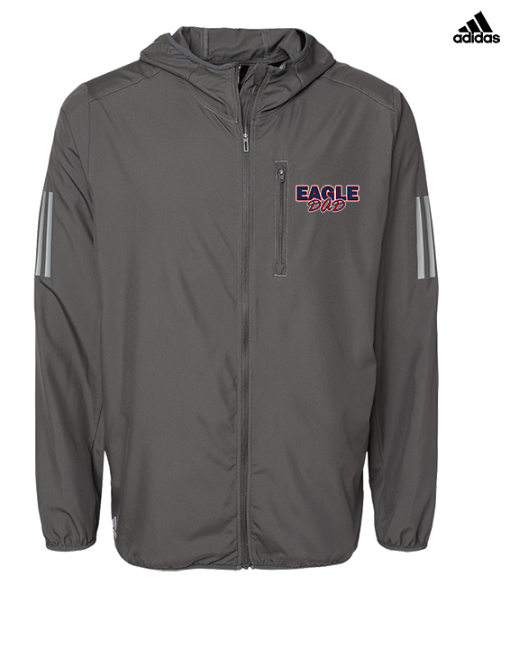 St. Lucie West Centennial HS Baseball Dad - Mens Adidas Full Zip Jacket