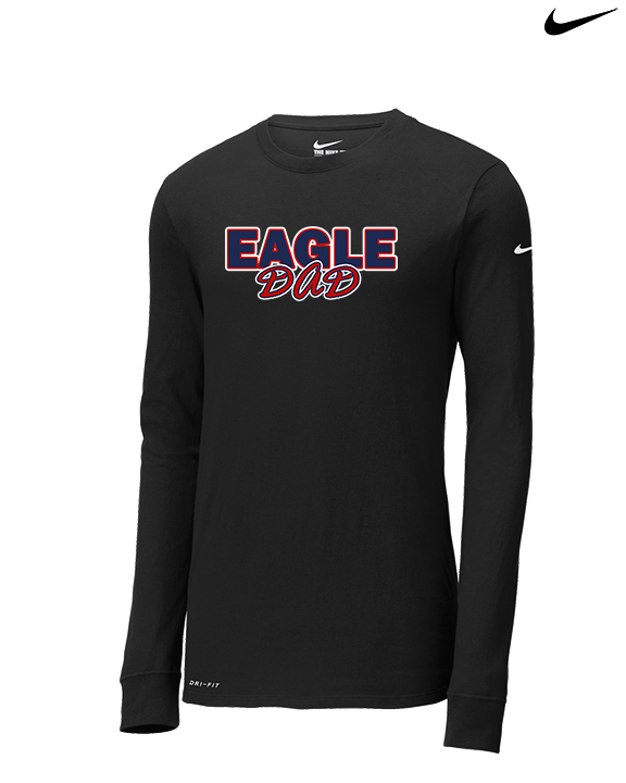 St. Lucie West Centennial HS Baseball Dad - Mens Nike Longsleeve