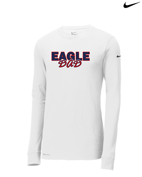 St. Lucie West Centennial HS Baseball Dad - Mens Nike Longsleeve