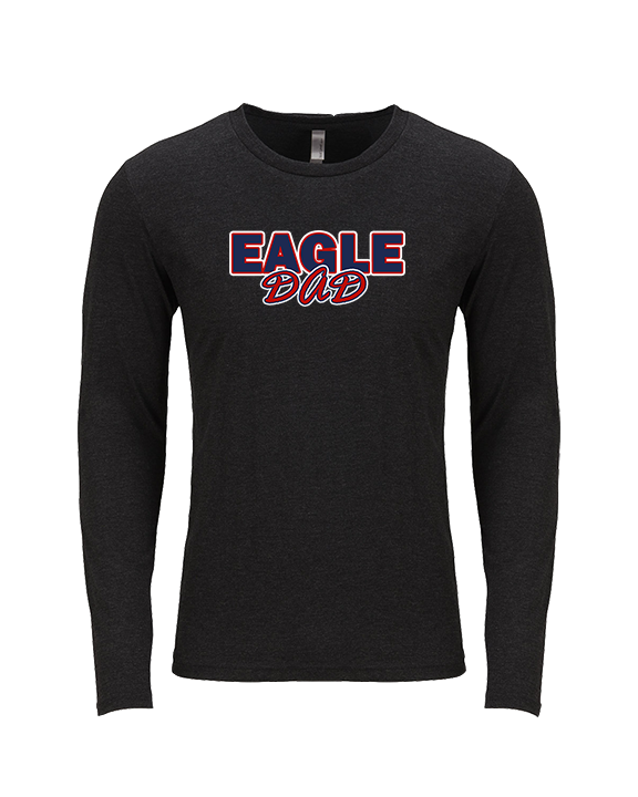 St. Lucie West Centennial HS Baseball Dad - Tri-Blend Long Sleeve