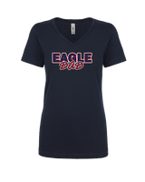 St. Lucie West Centennial HS Baseball Dad - Womens Vneck