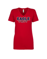St. Lucie West Centennial HS Baseball Mom - Womens Vneck