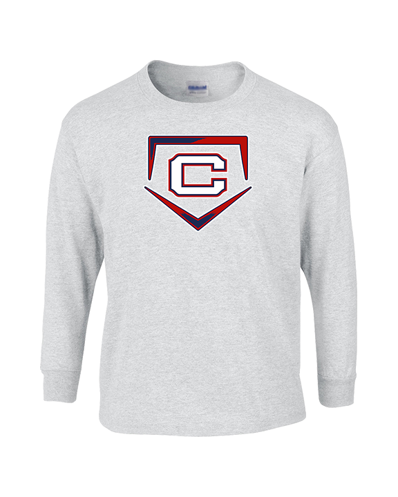St. Lucie West Centennial HS Baseball Plate - Cotton Longsleeve