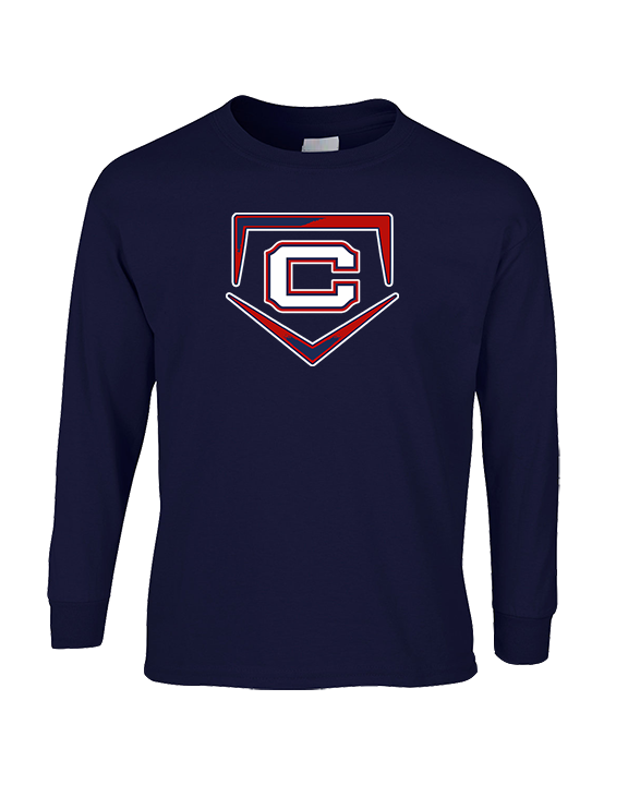 St. Lucie West Centennial HS Baseball Plate - Cotton Longsleeve
