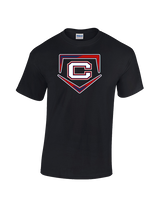 St. Lucie West Centennial HS Baseball Plate - Cotton T-Shirt