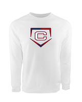 St. Lucie West Centennial HS Baseball Plate - Crewneck Sweatshirt
