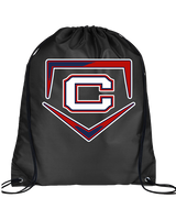 St. Lucie West Centennial HS Baseball Plate - Drawstring Bag