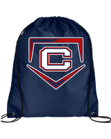 St. Lucie West Centennial HS Baseball Plate - Drawstring Bag