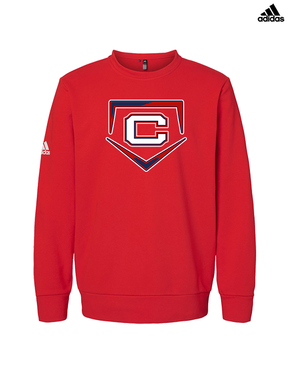 St. Lucie West Centennial HS Baseball Plate - Mens Adidas Crewneck
