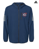 St. Lucie West Centennial HS Baseball Plate - Mens Adidas Full Zip Jacket