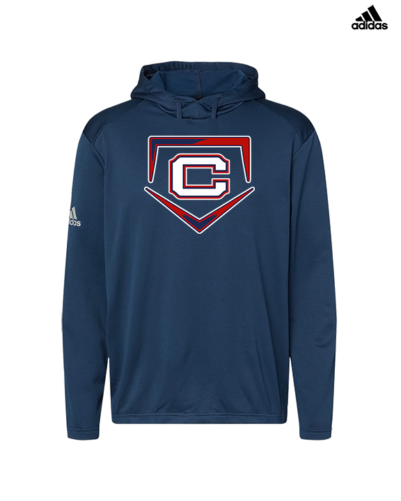 St. Lucie West Centennial HS Baseball Plate - Mens Adidas Hoodie