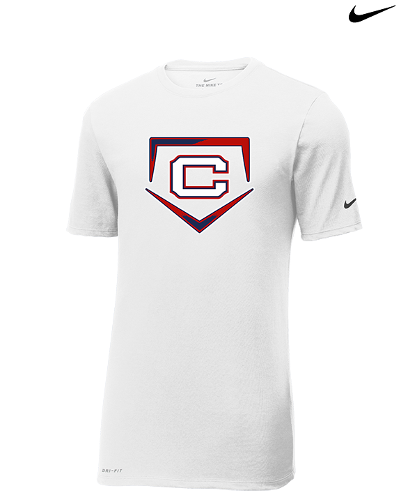 St. Lucie West Centennial HS Baseball Plate - Mens Nike Cotton Poly Tee