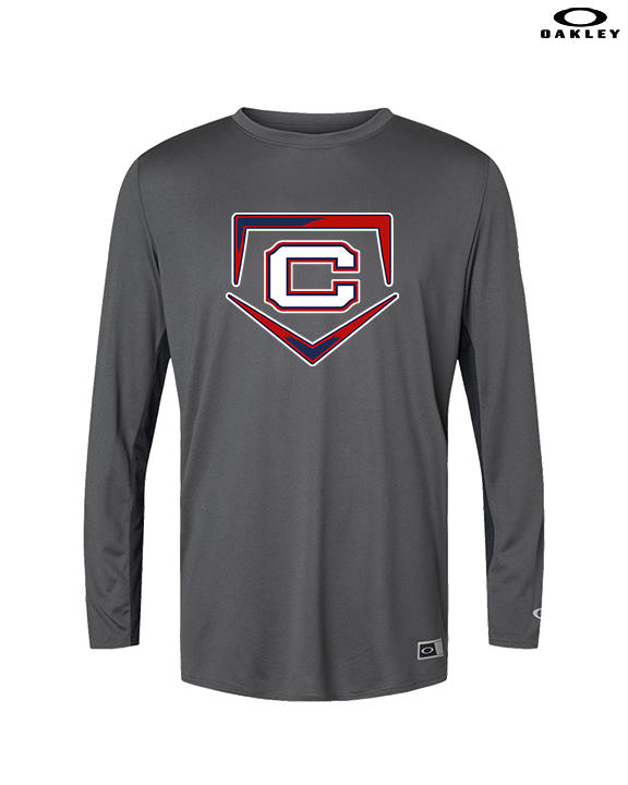 St. Lucie West Centennial HS Baseball Plate - Mens Oakley Longsleeve
