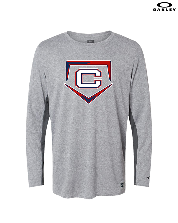St. Lucie West Centennial HS Baseball Plate - Mens Oakley Longsleeve