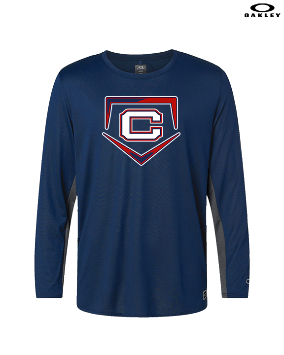 St. Lucie West Centennial HS Baseball Plate - Mens Oakley Longsleeve