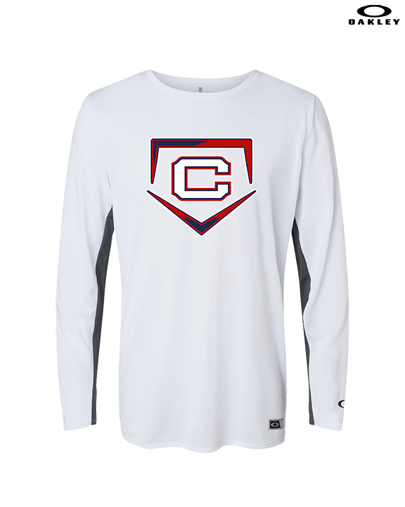 St. Lucie West Centennial HS Baseball Plate - Mens Oakley Longsleeve