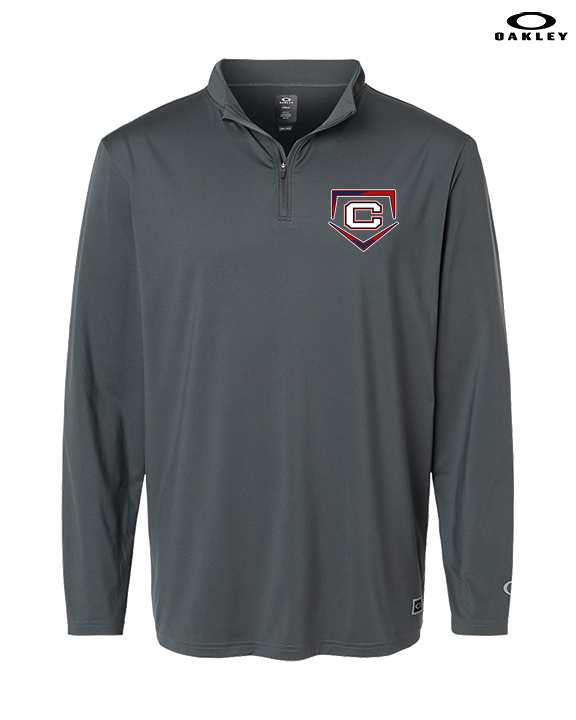 St. Lucie West Centennial HS Baseball Plate - Mens Oakley Quarter Zip
