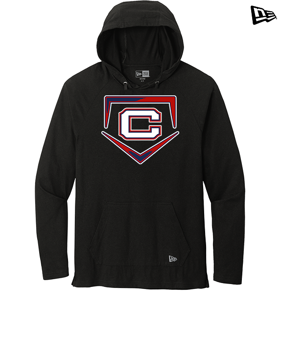 St. Lucie West Centennial HS Baseball Plate - New Era Tri-Blend Hoodie
