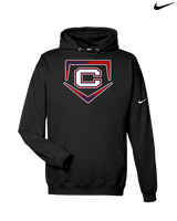 St. Lucie West Centennial HS Baseball Plate - Nike Club Fleece Hoodie