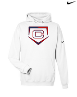 St. Lucie West Centennial HS Baseball Plate - Nike Club Fleece Hoodie